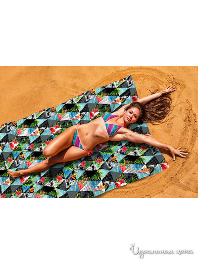 Пляжное покрывало, 145*200 см Сирень, цвет мультиколор
