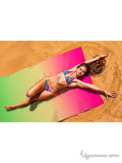 Пляжное покрывало, 145*200 см Сирень, цвет мультиколор