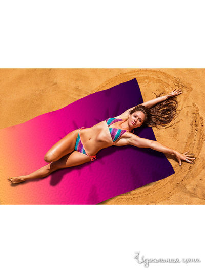 Пляжное покрывало, 145*200 см Сирень, цвет мультиколор