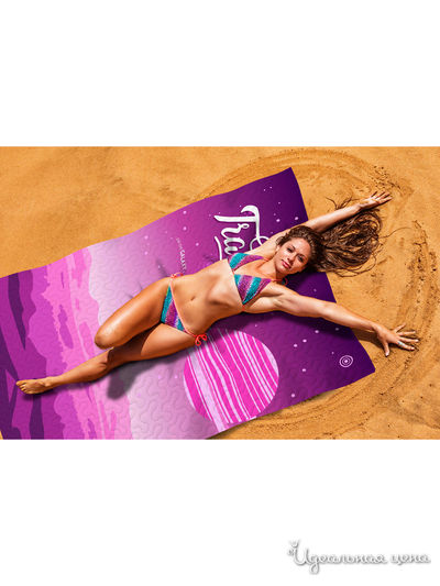 Пляжное покрывало, 145*200 см Сирень, цвет сиреневый