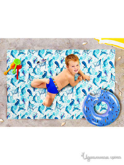 Пляжное покрывало, 90*140 см Сирень, цвет мультиколор