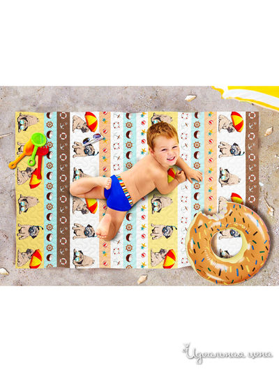 Пляжное покрывало, 90*140 см Сирень, цвет мультиколор