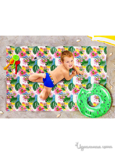 Пляжное покрывало, 90*140 см Сирень, цвет мультиколор