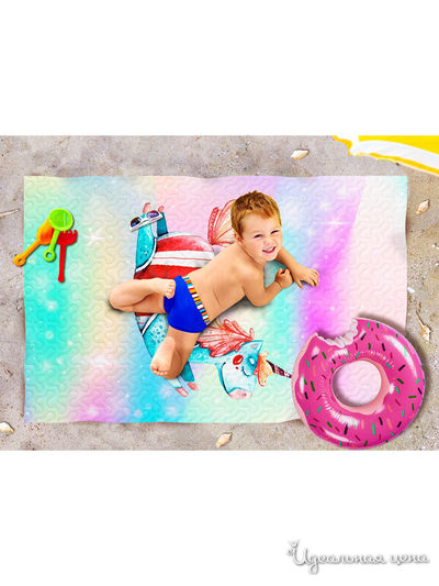 Пляжное покрывало, 90*140 см Сирень, цвет мультиколор