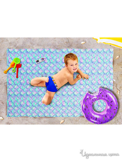 Пляжное покрывало, 90*140 см Сирень, цвет мультиколор