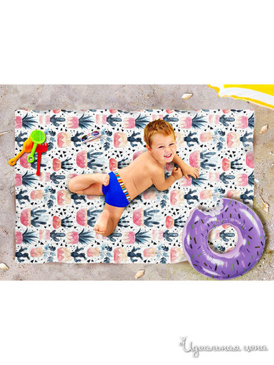 Пляжное покрывало, 90*140 см Сирень, цвет мультиколор