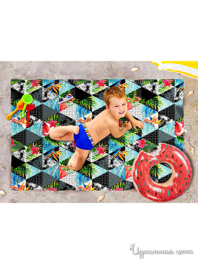 Пляжное покрывало, 90*140 см Сирень, цвет мультиколор