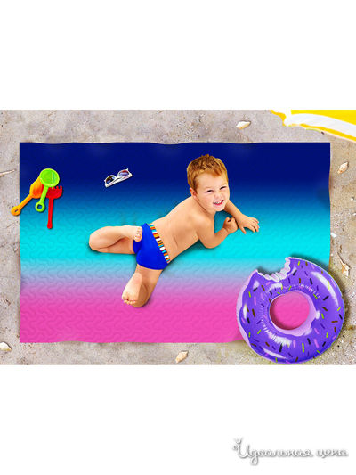 Пляжное покрывало, 90*140 см Сирень, цвет мультиколор