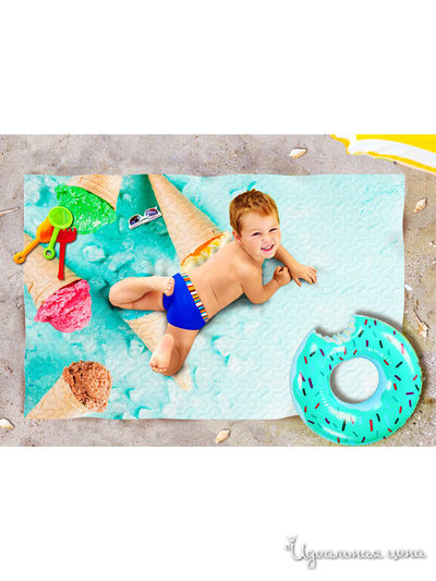 Пляжное покрывало, 90*140 см Сирень, цвет мультиколор