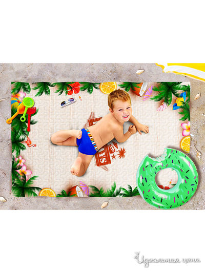 Пляжное покрывало, 90*140 см Сирень, цвет мультиколор