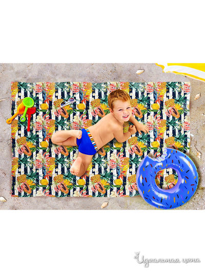 Пляжное покрывало, 90*140 см Сирень, цвет мультиколор