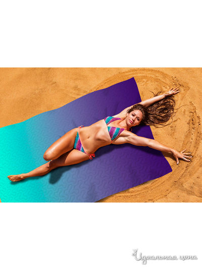 Пляжное покрывало, 145*200 см Сирень, цвет мультиколор
