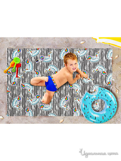 Пляжное покрывало, 90*140 см Сирень, цвет мультиколор