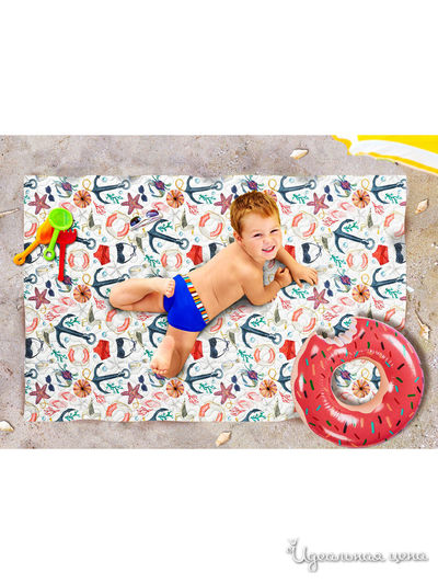 Пляжное покрывало, 90*140 см Сирень, цвет мультиколор