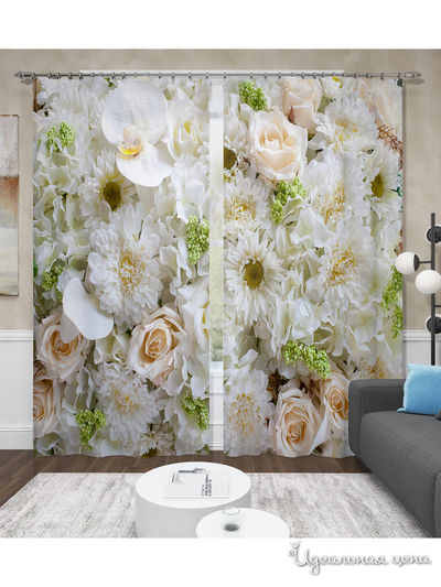 Фотошторы "Весенняя свежесть", 145*260 см, 2 шт. Сирень, цвет мультиколор