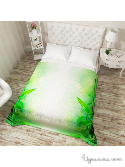 Покрывало стеганое "Бамбук", Евро Сирень, цвет мультиколор