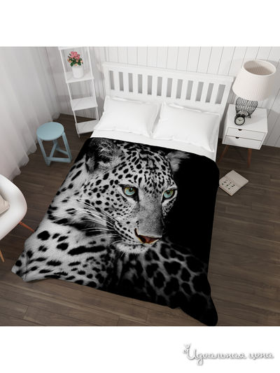 Покрывало стеганое "Взгляд", Евро Сирень, цвет мультиколор