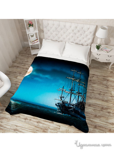 Покрывало стеганое "Фрегат", Евро Сирень, цвет мультиколор