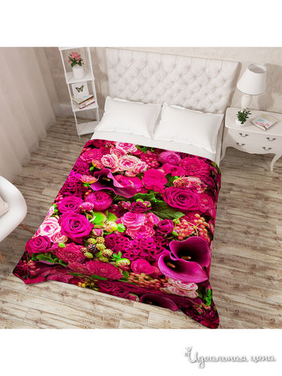 Покрывало "Райский букет", Евро Сирень, цвет мультиколор