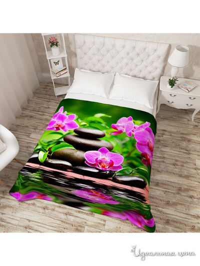 Покрывало стеганое "Арома Спа", Евро Сирень, цвет мультиколор