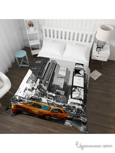 Покрывало стеганое "Будний день", Евро Сирень, цвет мультиколор