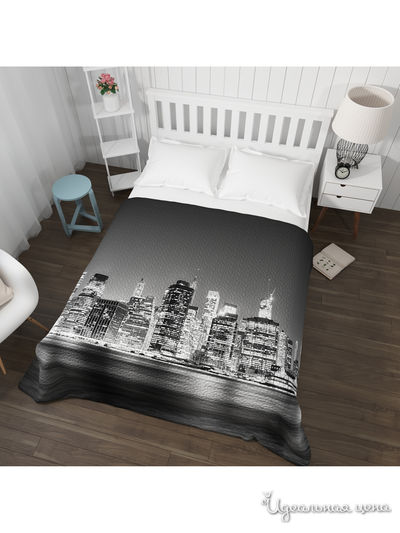 Покрывало стеганое "Пролив Ист-ривер", Евро Сирень, цвет мультиколор