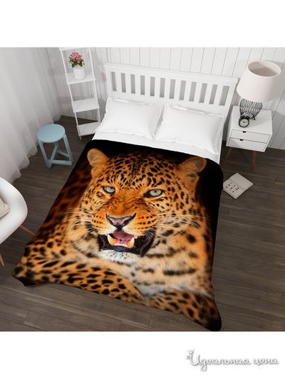 Покрывало стеганое "Охотница", Евро Сирень, цвет мультиколор