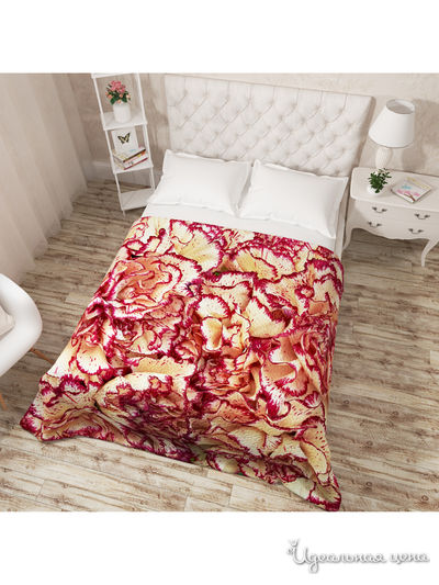 Покрывало стеганое "Бархат", Евро Сирень, цвет мультиколор