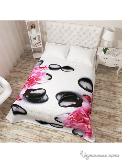 Покрывало стеганое "Магия spa", Евро Сирень, цвет мультиколор