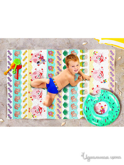 Пляжное покрывало, 90*140 см Сирень, цвет мультиколор