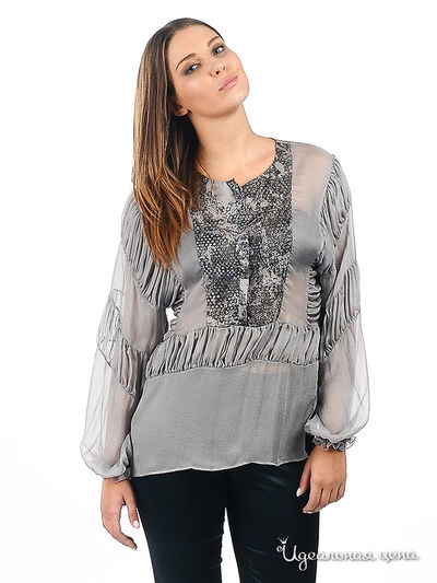 Блуза Galliano&Cavali, цвет цвет серый