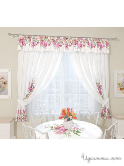 Фотошторы "Летний Букет", 145*180, 2 шт Сирень, цвет розовый