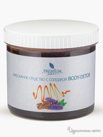 Средство массажное с солодкой Body-detox, 500 мл, Premium