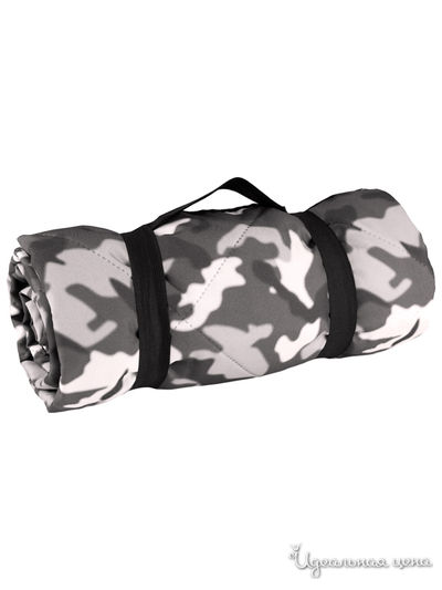 Плед для пикника "Черно-белый камуфляж", 140*170 см Сирень