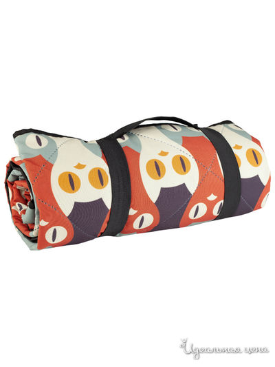 Плед для пикника "Коты", 140*170 см Сирень