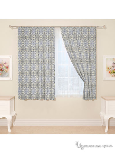 Фотошторы "Ромас", 145*160 см, 2 шт Сирень, цвет мультиколор