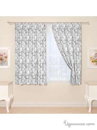 Фотошторы "Вкусный завтрак", 145*160 см, 2 шт Сирень, цвет мультиколор