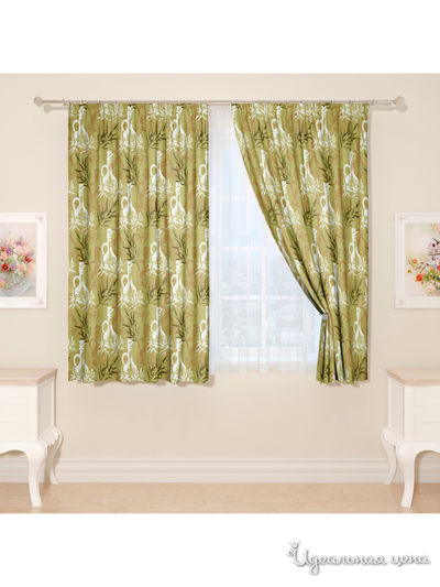 Фотошторы "Олива", 145*160 см, 2 шт Сирень, цвет мультиколор