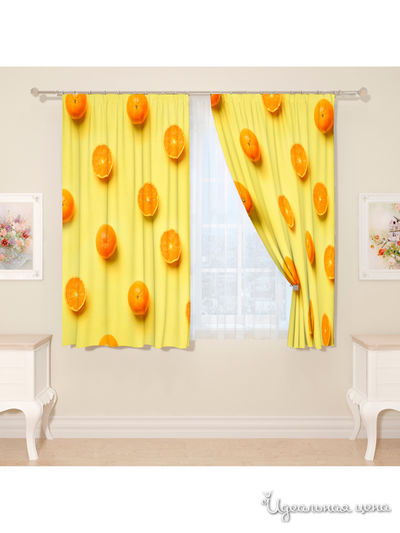 Фотошторы "Витаминка", 145*160 см, 2 шт Сирень, цвет мультиколор