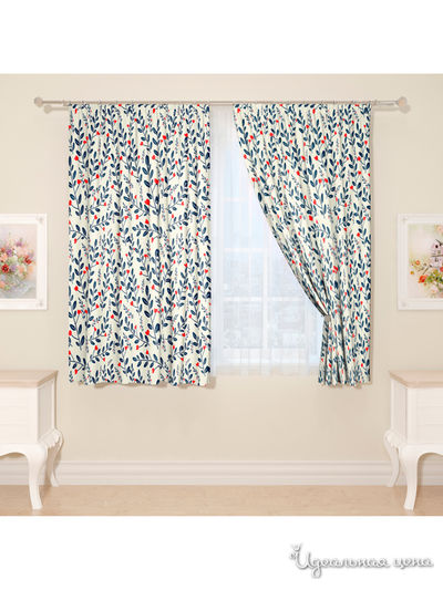 Фотошторы "Опириан", 145*160 см, 2 шт Сирень, цвет мультиколор