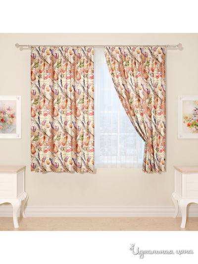 Фотошторы "Коллекционер", 145*160 см, 2 шт Сирень, цвет мультиколор