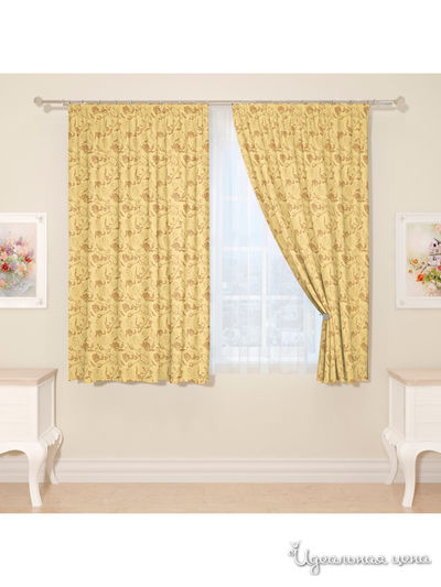 Фотошторы "Выпечка", 145*160 см, 2 шт Сирень, цвет мультиколор