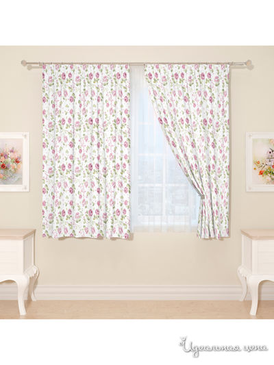 Фотошторы "Эммироз", 145*160 см, 2 шт Сирень, цвет мультиколор