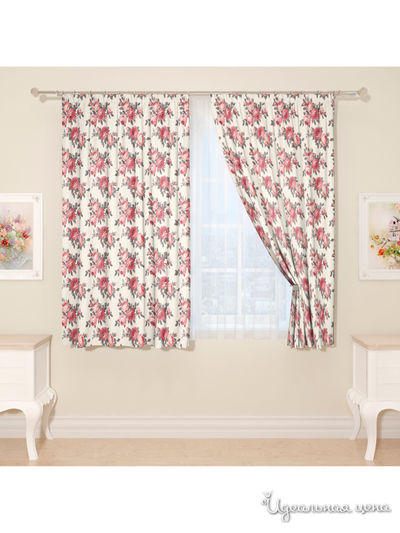 Фотошторы "Зара", 145*160 см, 2 шт Сирень, цвет мультиколор