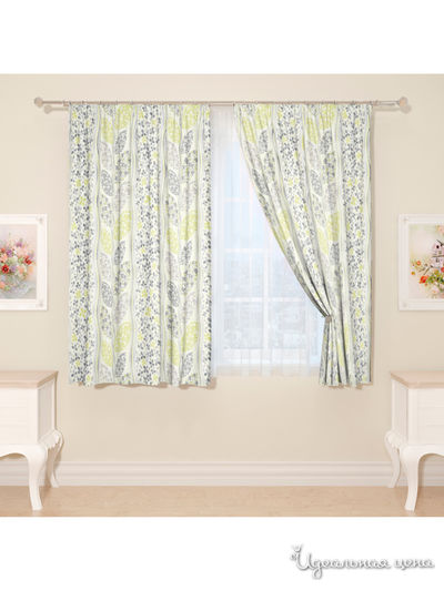 Фотошторы "Флюида", 145*160 см, 2 шт Сирень, цвет мультиколор