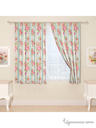 Фотошторы "Нинетта", 145*160 см, 2 шт Сирень, цвет мультиколор