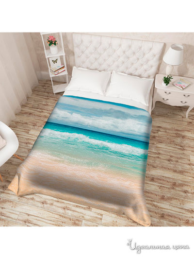 Покрывало стеганое "Прибой", Евро Сирень, цвет мультиколор