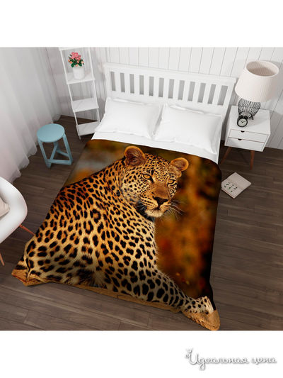 Покрывало стеганое "Хищник", Евро Сирень, цвет мультиколор