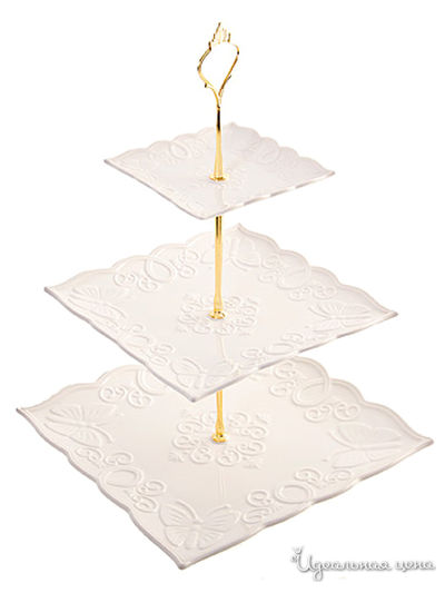 Конфетница 3-х ярусная Loraine