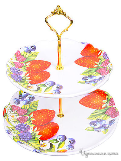 Конфетница 2-х ярусная Loraine